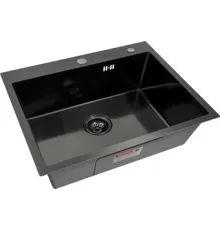 Кухонная мойка ARFEKA Eco AR PVD Nano Decor 70x50 черный