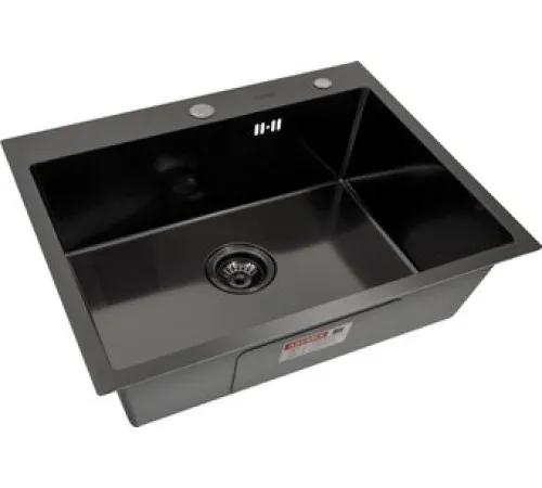 Кухонная мойка ARFEKA Eco AR PVD Nano Decor 70x50 черный