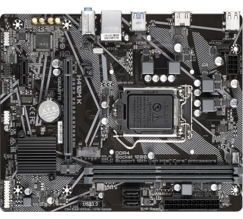 Материнская плата Gigabyte H410M K rev. 2.0