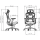 Офисное кресло SitZone U-062A сетка, черный