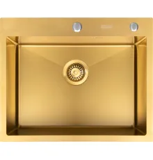 Кухонная мойка ARFEKA Eco AR 600*500 Golden PVD Nano