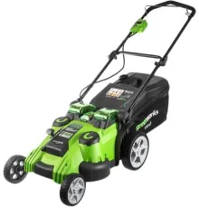 Колёсная газонокосилка Greenworks G40LM49DBK4 с 1-м АКБ 4 Ah