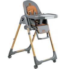 Высокий стульчик Amarobaby Elegant AB23-23EL/11 серый