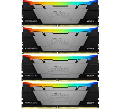 Оперативная память Kingston FURY Renegade RGB 4x8ГБ DDR4 3200 МГц KF432C16RB2AK4/32