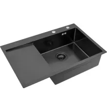 Кухонная мойка ARFEKA ECO AR 780*500 R BLACK PVD NANO