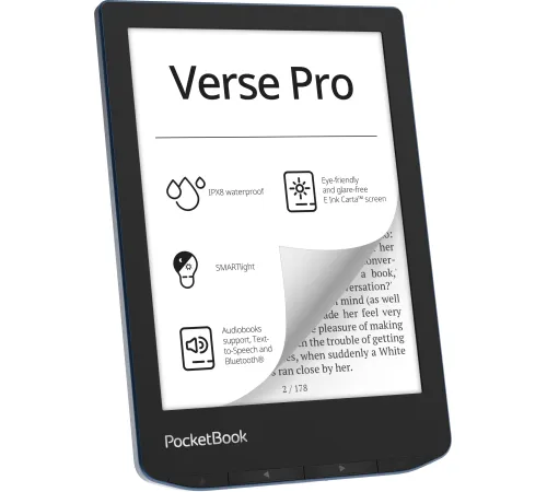 Электронная книга PocketBook A4 634 Verse Pro лазурный
