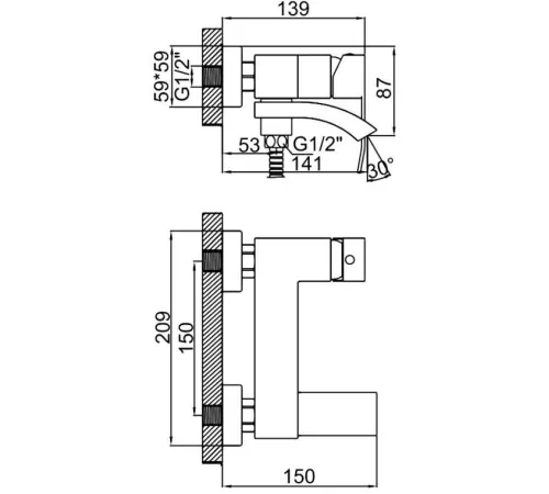 Смеситель Ledeme L73117