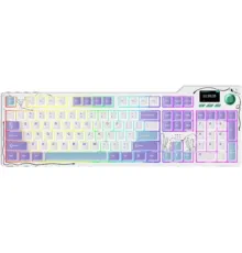 Клавиатура Ajazz AK35I V4 фиолетовый/белый/синий, Ajazz Avocado