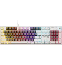 Клавиатура Defender Dasher GK-472 серый/белый