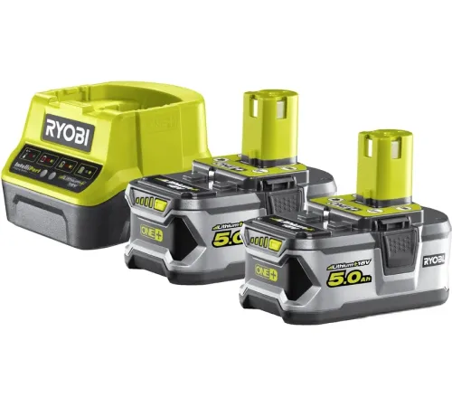 Аккумулятор с зарядным устройством Ryobi RC18120-250 ONE+ 5133003364 18В/5.0 а*ч + 18В