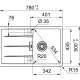 Кухонная мойка Franke Centro CNG 611/211-78 Fragranite 114.0639.683 белый