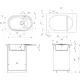 Кухонная мойка Ulgran U-610 328 бежевый