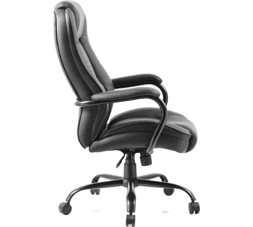 Кресло Brabix Heavy Duty HD-002 кожзам, черный