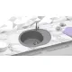 Кухонная мойка Berge BR-6201 графитовый матовый