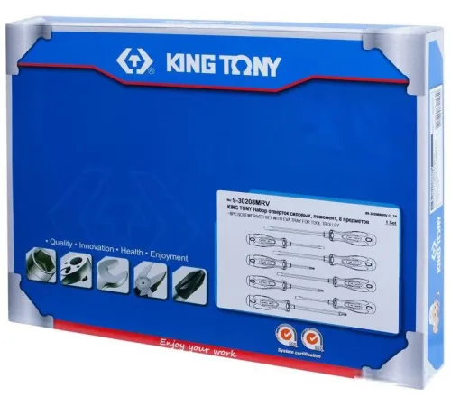 Набор отверток King Tony 9-30208MRV 8 предметов