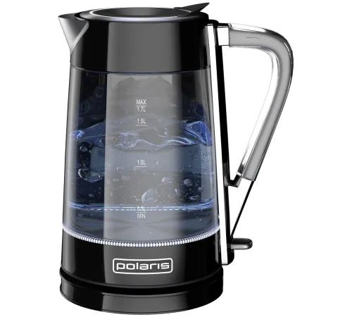 Электрический чайник Polaris PWK 1715CGL Water Way Pro черный