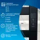 Полотенцесушитель Маргроид Ferrum Вид 81/10 Профильный СНШ 80x40 Черный матовый, скрытого монтажа, таймер справа