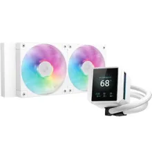 Система жидкостного охлаждения для процессора DeepCool Mystique 240 WH ARGB R-LX240-WHDSNMCP-G-1