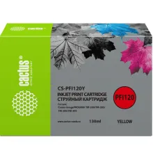 Картридж CACTUS CS-PFI120Y аналог Canon PFI120Y