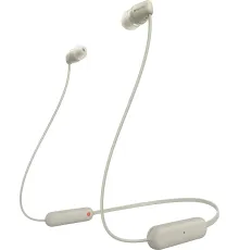 Наушники Sony WI-C100 бежевый