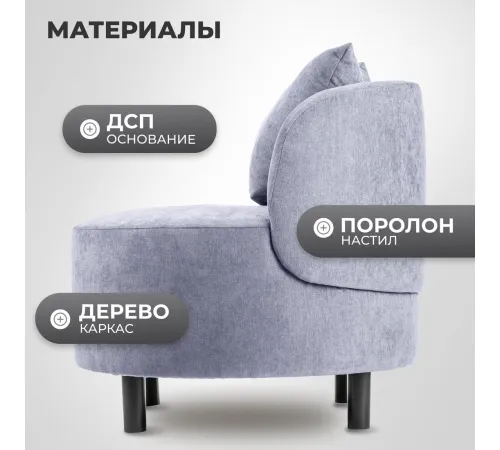 Интерьерное кресло Mio Tesoro Милан 1 JH3565-19