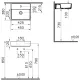 Умывальник Vitra ArchiPlan 7400B003-0001
