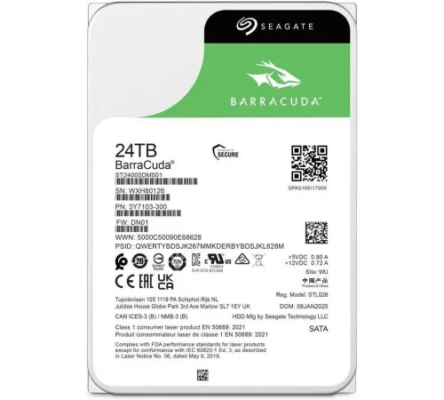 Жесткий диск Seagate Barracuda 24TB ST24000DM001