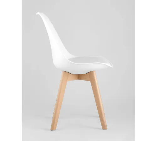 Стул Stool Group Frankfurt New Y863 белый/деревянные ножки
