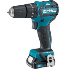 Ударная дрель-шуруповерт Makita HP332DWME с 2-мя АКБ, кейс