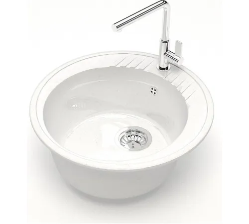 Кухонная мойка MARRBAXX Карельский камень модель 6/G31 F006G031 белый
