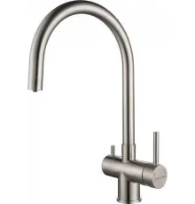 Смеситель Paulmark Heller He213218-BS брашированная сталь