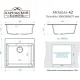 Кухонная мойка MARRBAXX Карельский камень модель 42/Q2 бежевый