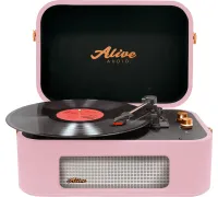 Виниловый проигрыватель Alive Audio Stories розовое вино