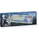 Клавиатура Ritmix RKB-598BL серый/белый