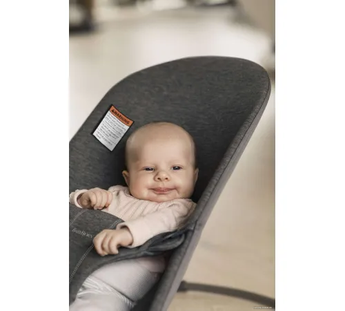 Шезлонг BabyBjorn Bliss 3D Jersey ткань, charcoal grey