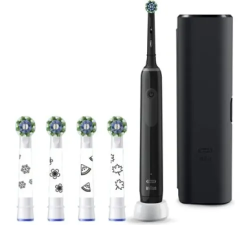 Электрическая зубная щетка Oral-B PRO Series 3 3500 D505.513.3X + насадка Cr Action EB50BRX 4 шт черный