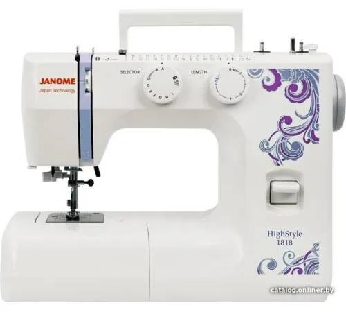 Электромеханическая швейная машина Janome HighStyle 1818