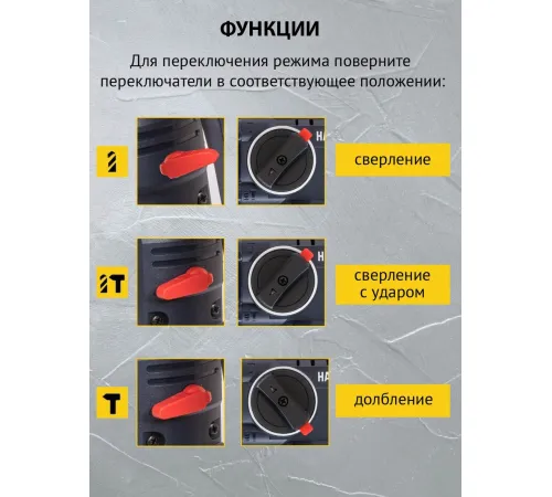 Перфоратор Pioneer Tools RH-E1100V-01C кейс