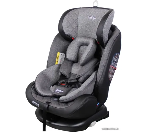 Детское автокресло Indigo Aero Isofix серый