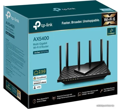 Wi-Fi роутер TP-Link Archer AX72 Pro