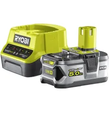 Аккумулятор с зарядным устройством Ryobi RC18120-150 ONE+ 5133003366 18В/5.0 а*ч + 18В