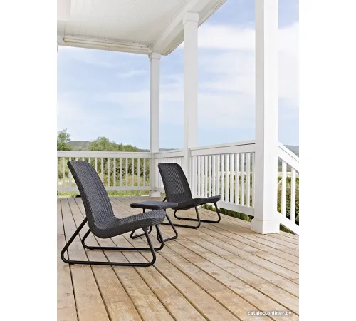 Набор садовой мебели Keter Rio Patio Set 246048 графит