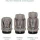 Детское автокресло Indigo Aero Isofix ST-3 бежевый лен