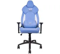 Игровое геймерское кресло Thermaltake V Comfort синий/белый