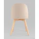 Стул Stool Group Fog с подушкой SL-7022DM бежевый, деревянные ножки