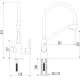 Смеситель Lemark Comfort LM3071C серый