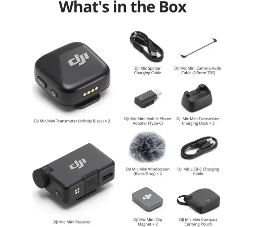 Радиосистема DJI Mic Mini 2TX + 1RX