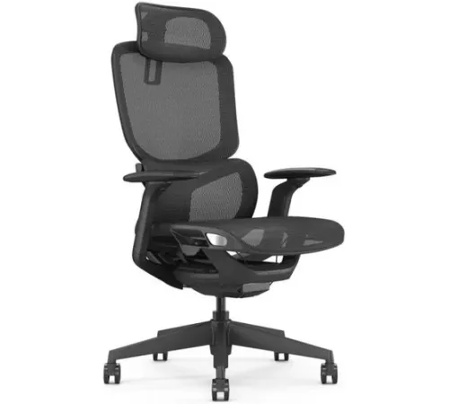 Офисное кресло SitZone E-JX-001A сетка, пластик, черный
