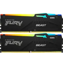 Оперативная память Kingston FURY Beast RGB 2x64ГБ DDR5 5600 МГц KF556C36BBEAK2-128