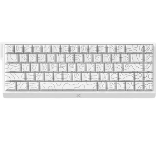 Клавиатура MCHOSE Ace 68 HE White Topographic TTC Dragon Lord Magnetic
